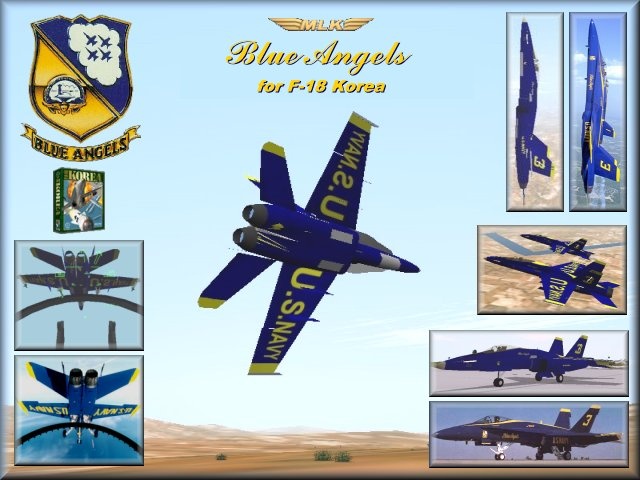Hornet in the Blue Angels style